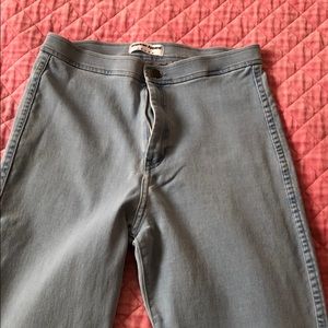 AMERICAN APPAREL light blue high waist jeans